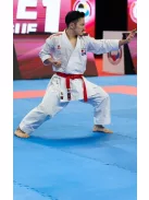 TOKAIDO Kata Master SEN - Red - WKF Approved - Made in Japan - 10 oz Karate Uniform