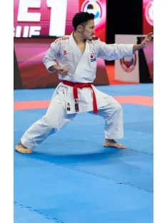   TOKAIDO Kata Master SEN - Red - WKF Approved - Made in Japan - 10 oz Karate Uniform