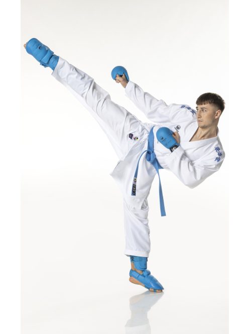 TOKAIDO Kumite Master K1 karate ruha, WKF Approved, kifordítható hímzett (kék és piros) kabáttal
