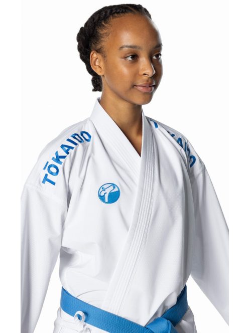 TOKAIDO Kumite Master Junior, odobren s strani WKF, 4 oz – Kumite karate kimono z 2 jaknama