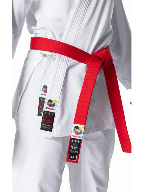 TOKAIDO Kumite Master Junior, odobren s strani WKF, 4 oz – Kumite karate kimono z 2 jaknama