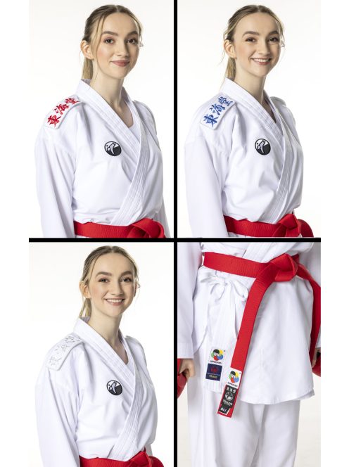 TOKAIDO Kumite Master VELCRO Karate Gi – WKF Approved – Interchangeable Velcro Shoulder Patches