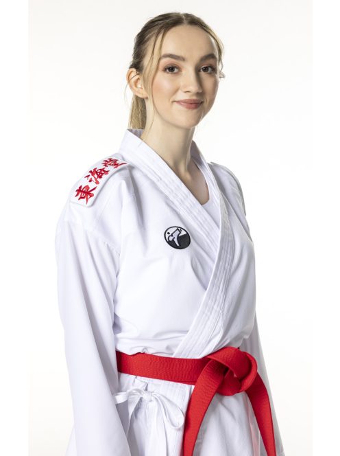 TOKAIDO Kumite Master VELCRO Karate Gi – WKF Approved – Interchangeable Velcro Shoulder Patches