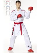 TOKAIDO Kumite Master WKF GREEN KARATE  Ruha (2 kabáttal, kék és piros vállhímzéssel!) - WKF Approved 