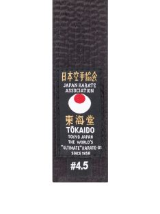 TOKAIDO műselyem fekete öv, made in China