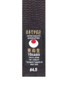 TOKAIDO črn bombažni pas, izdelano na Kitajskem