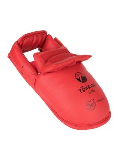 TOKAIDO WKF Approved lábfejvédő piros
