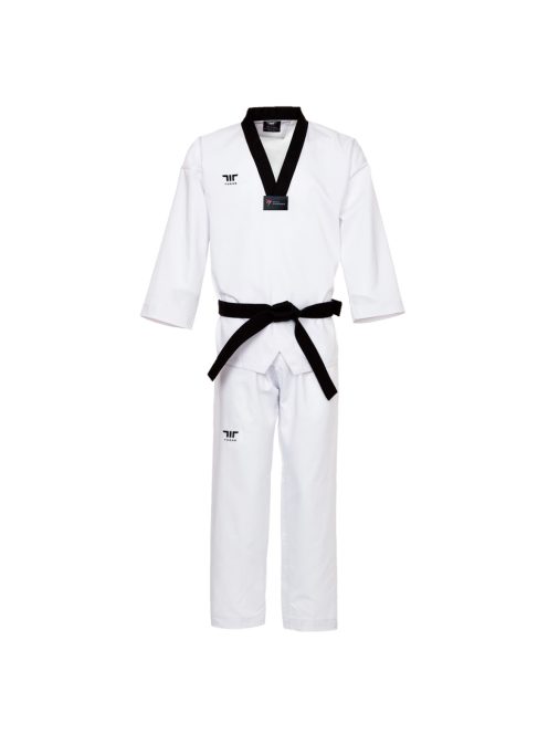 TUSAH Classic Starter taekwondo ruha - Poom fekete-piros galléros