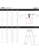 TUSAH EVO – Olimpic taekwondo obleka s črnim ovratnikom – moška mojstrska tekmovalna obleka