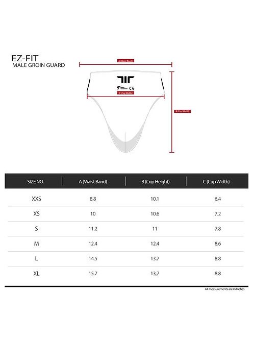 TUSAH EZ-Fit Férfi Ágyékvédő