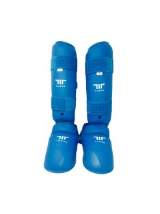 TUSAH EZ-Fit karate lábfej és lábszárvédő (kék)