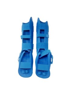 TUSAH EZ-Fit karate lábfej és lábszárvédő (kék)