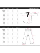 TUSAH NOVA taekwondo ruha fehér galléros
