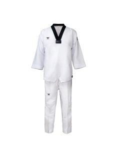 TUSAH Premium Fighter taekwondo ruha fekete galléros