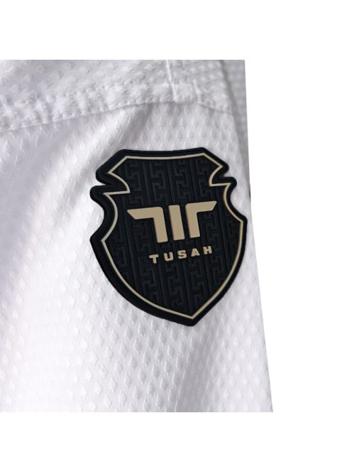 TUSAH Premium Fighter taekwondo ruha fekete galléros