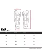 TUSAH WT Approved EVO taekwondo sípcsontvédő