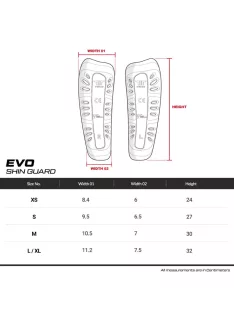 TUSAH WT Approved EVO taekwondo sípcsontvédő