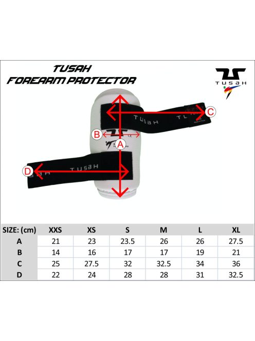 TUSAH WT Approved taekwondo alkarvédő 