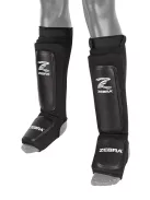 ZEBRA PERFORMANCE SERIES sípcsont- és lábfejvédő – Fekete