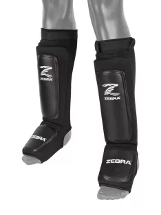  ZEBRA PERFORMANCE SERIES sípcsont- és lábfejvédő – Fekete