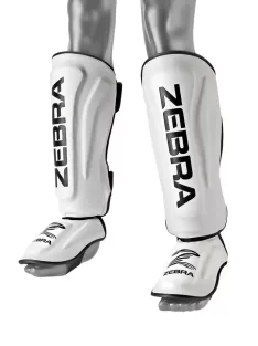ZEBRA PRO SERIES sípcsont- és lábfejvédő - Fehér