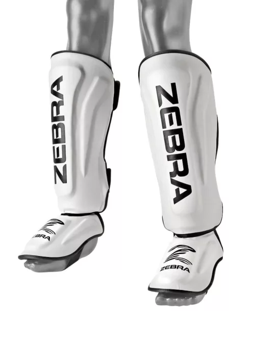 ZEBRA PRO SERIES sípcsont- és lábfejvédő - Fehér
