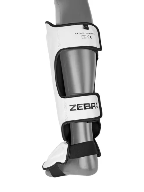 ZEBRA PRO SERIES sípcsont- és lábfejvédő - Fehér