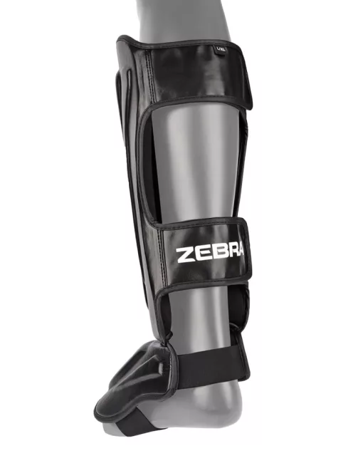 ZEBRA PRO SERIES sípcsont- és lábfejvédő - Fekete