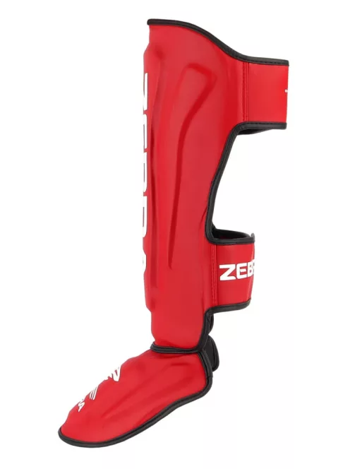 ZEBRA PRO SERIES sípcsont- és lábfejvédő - Piros