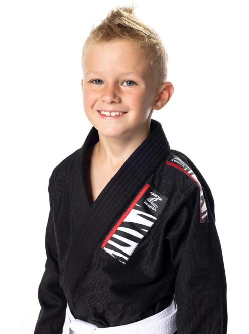 ZEBRA Starter gyerek BJJ ruha - Fekete
